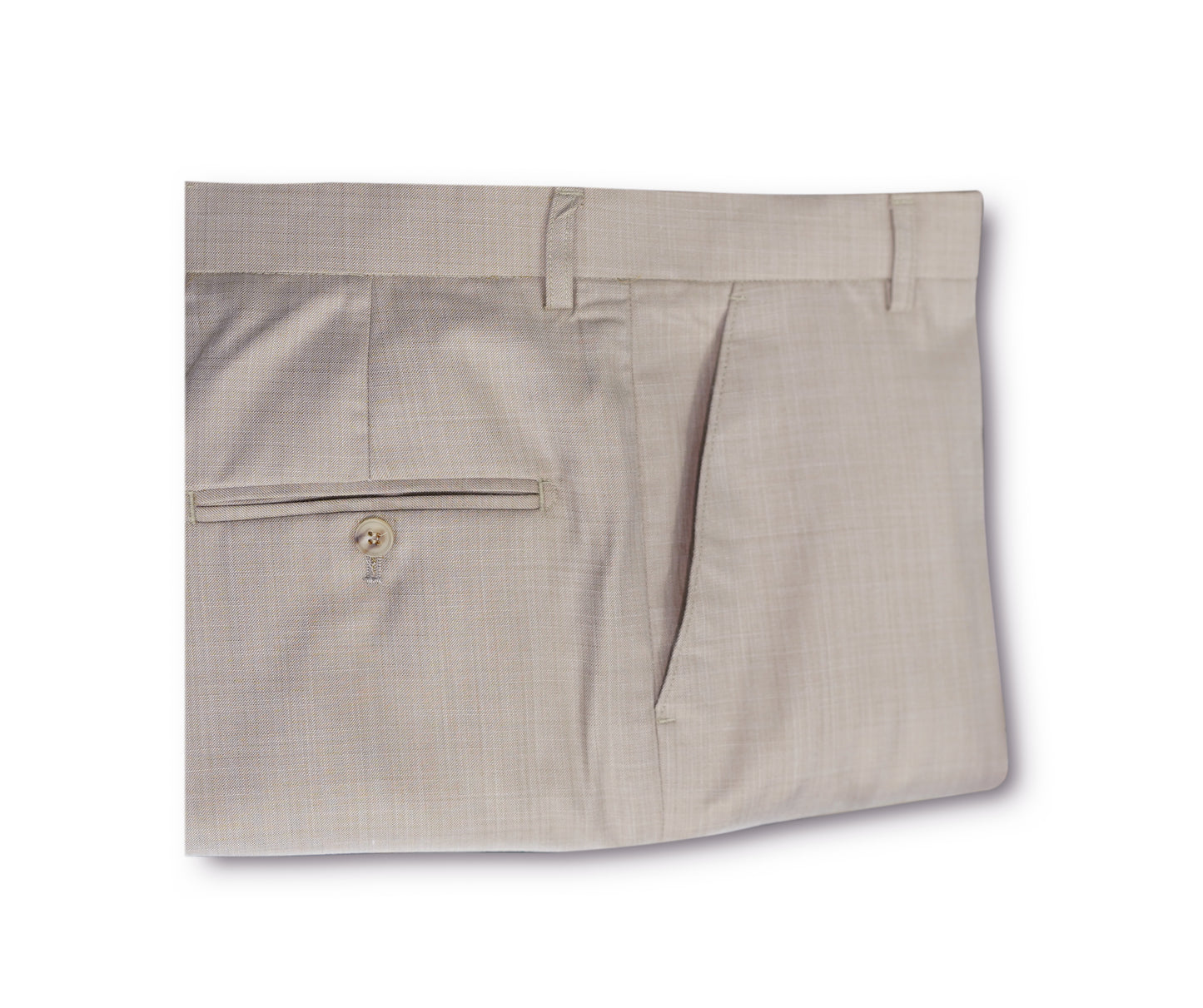 Luxury Imported Fabric 2-Piece Pant Coat – Beige Classic Fit