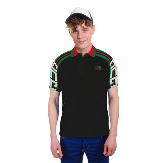 Men’s Black Polo T-Shirt – Casual Style