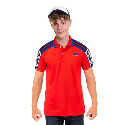 Men’s Red Polo T-Shirt – Trendy Casual Wear