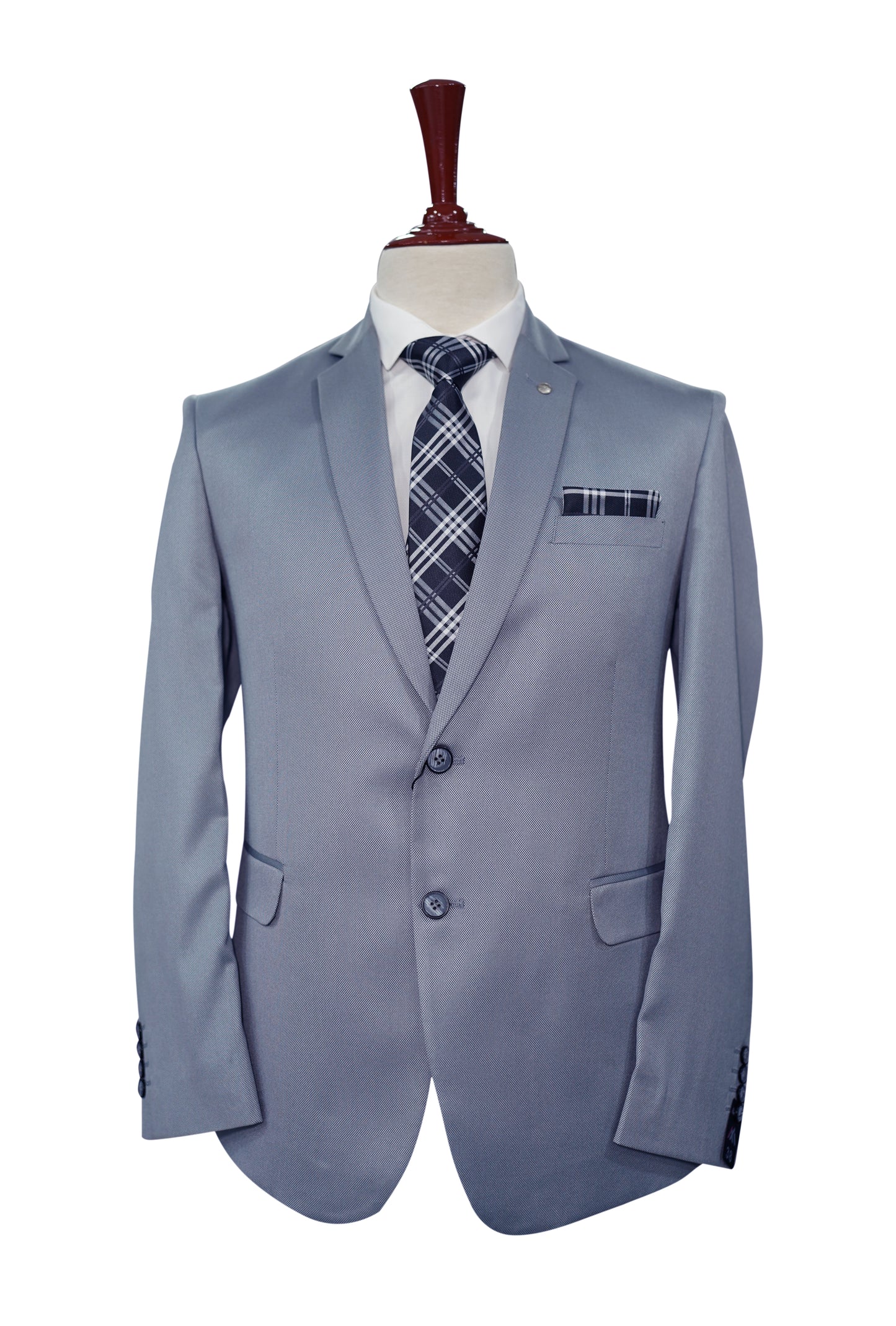 Premium Imported 2-Piece Pant Coat – Sky Blue Elegance