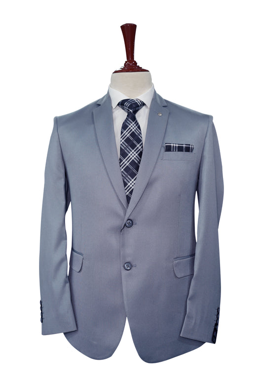 Premium Imported 2-Piece Pant Coat – Sky Blue Elegance