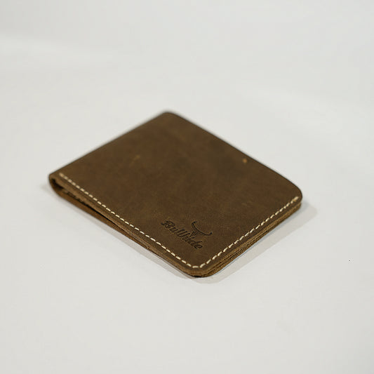 Brown Genuine Leather Men’s Wallet – Vintage Slim Design