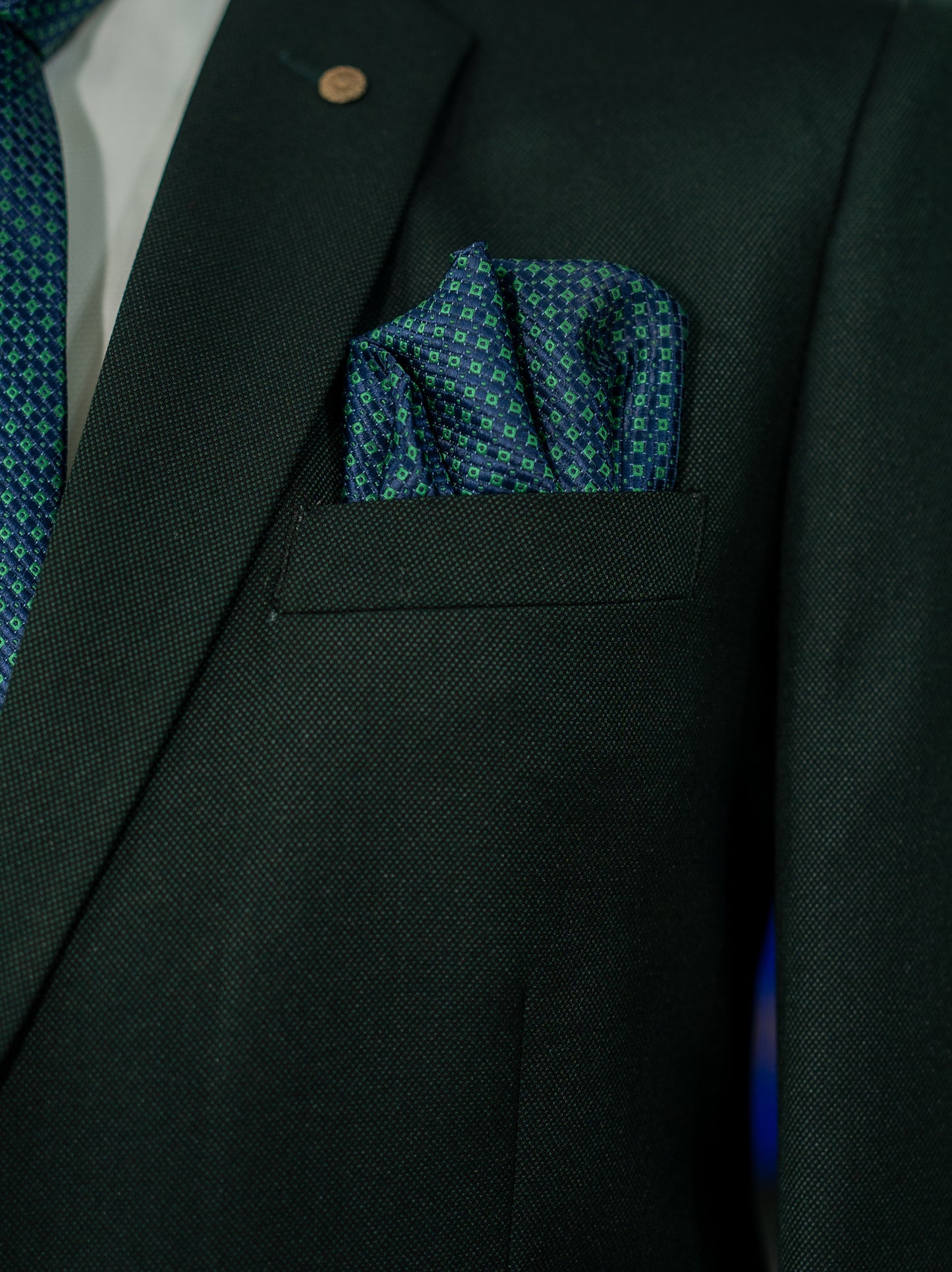 Elegant Dark Green Premium Suit – Imported Fabric