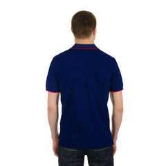 Men’s Navy Blue Polo – Premium Logo Edition