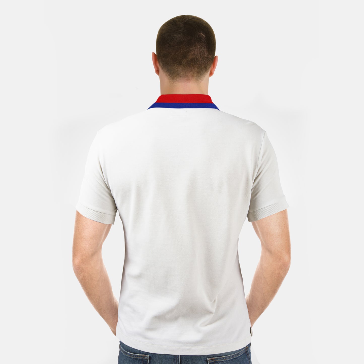 Men’s White Polo T-Shirt – Classic Casual Wear