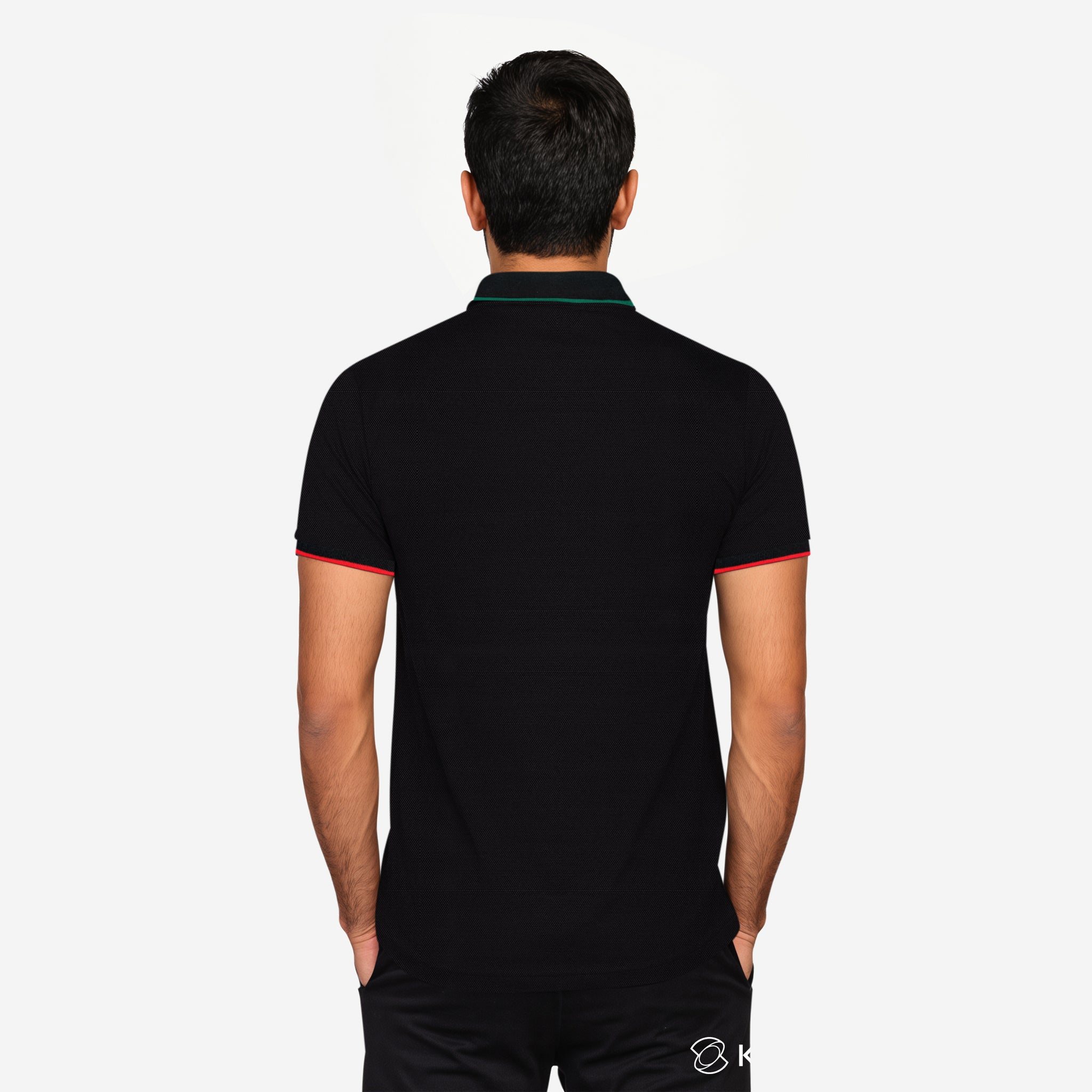 Men’s Black Polo – Modern Casual Look