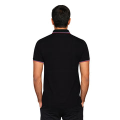Black Polo – Crest Badge & Sport Detailing