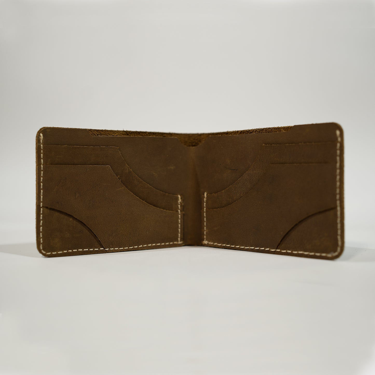 Brown Genuine Leather Men’s Wallet – Vintage Slim Design