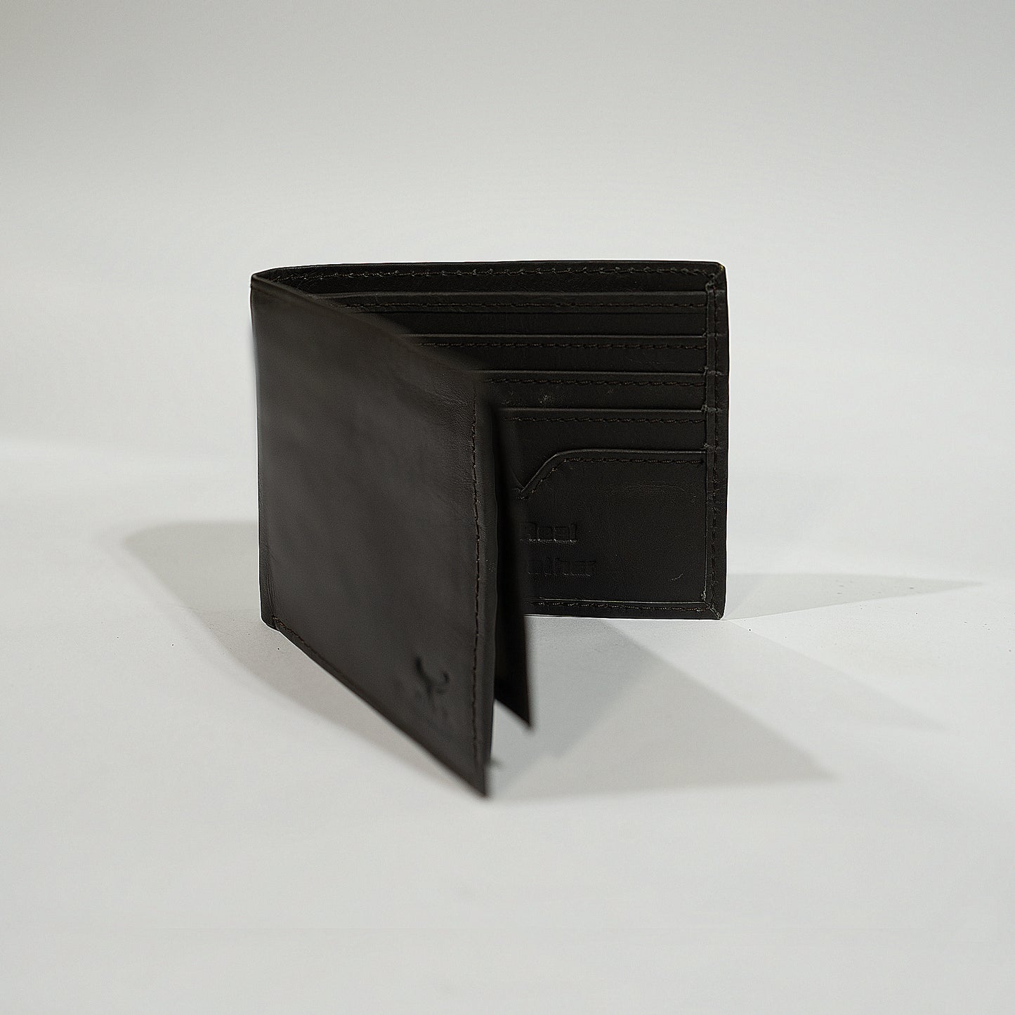 Dark Brown Genuine Leather Men’s Wallet – Slim Classic Design