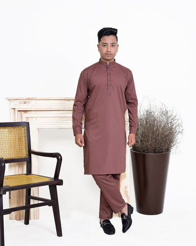 Maroon Color Kurta Pajama.