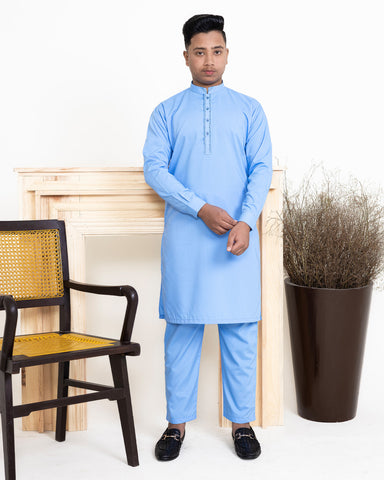 Sky Color Kurta Pajama.