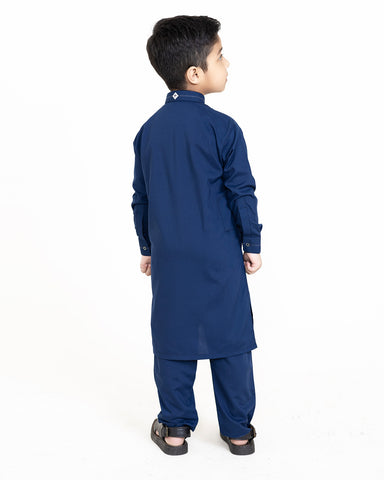 Navi blue Color Kurta Pajama.