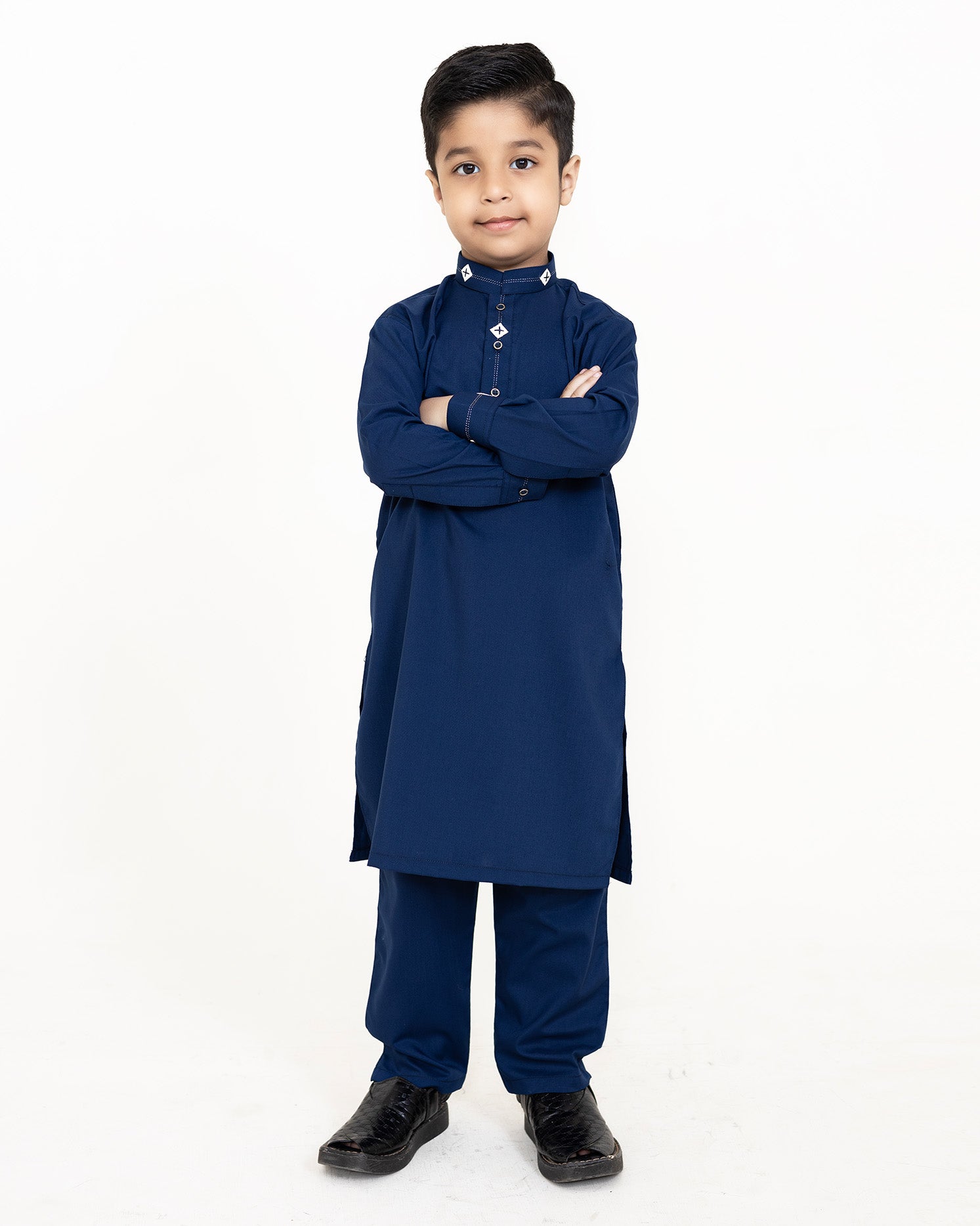 Navi blue Color Kurta Pajama.