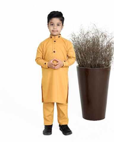 Yellow Color Kurta Pajama.