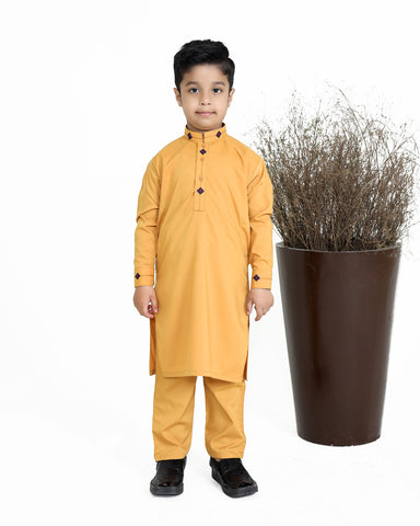 Yellow Color Kurta Pajama.