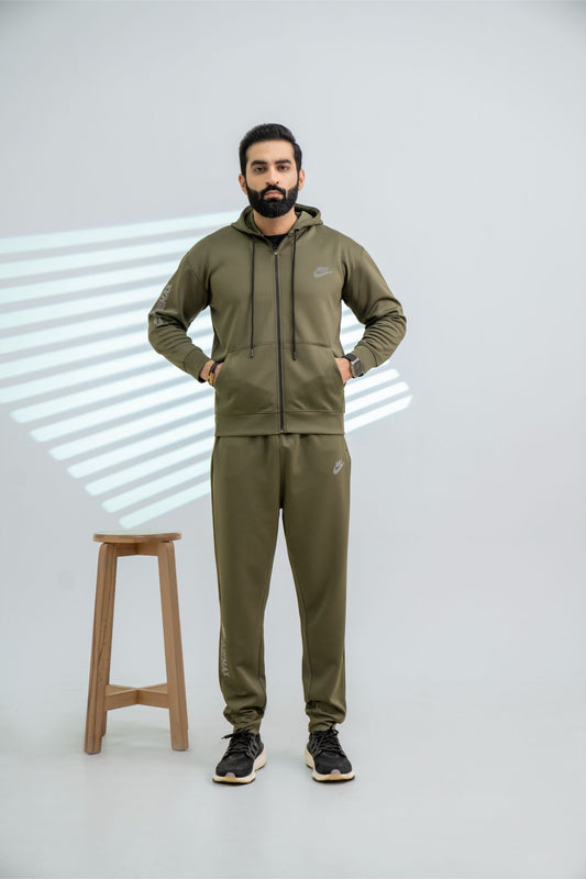 Premium Olive Green Tracksuit