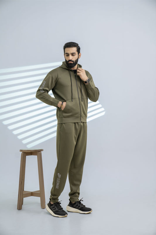 Premium Olive Green Tracksuit