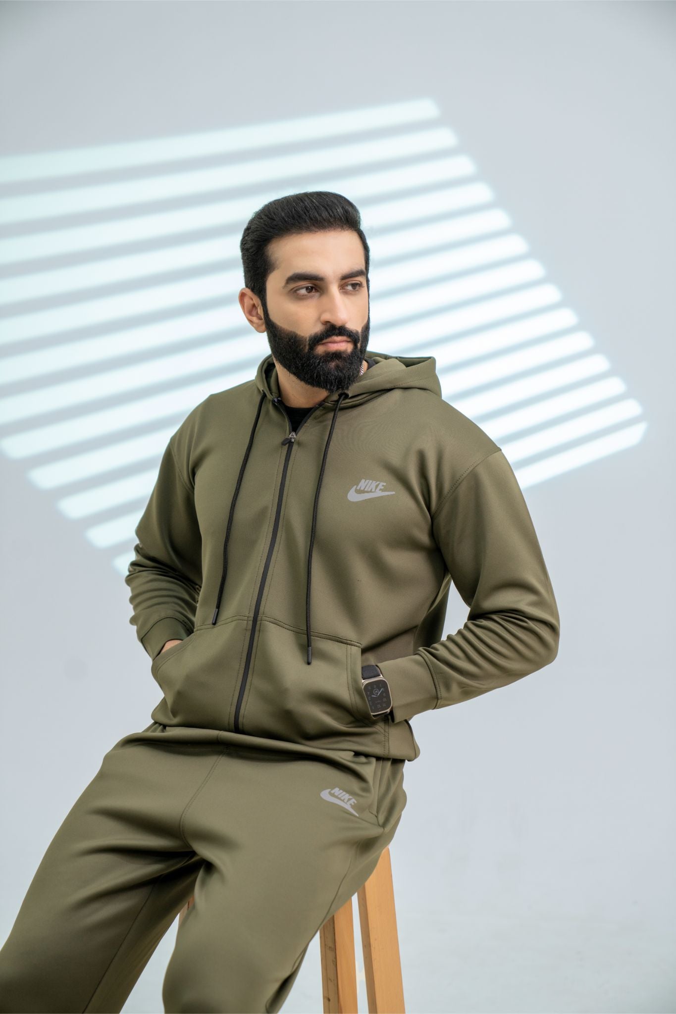 Premium Olive Green Tracksuit