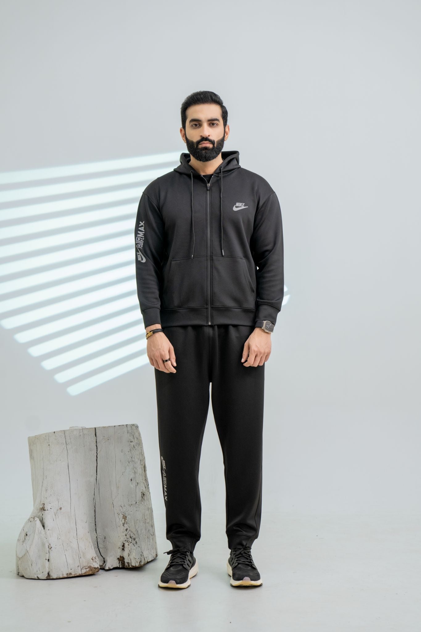 Men’s Black Premium Tracksuit