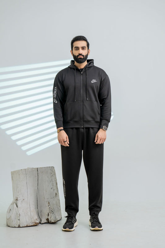 Men’s Black Premium Tracksuit