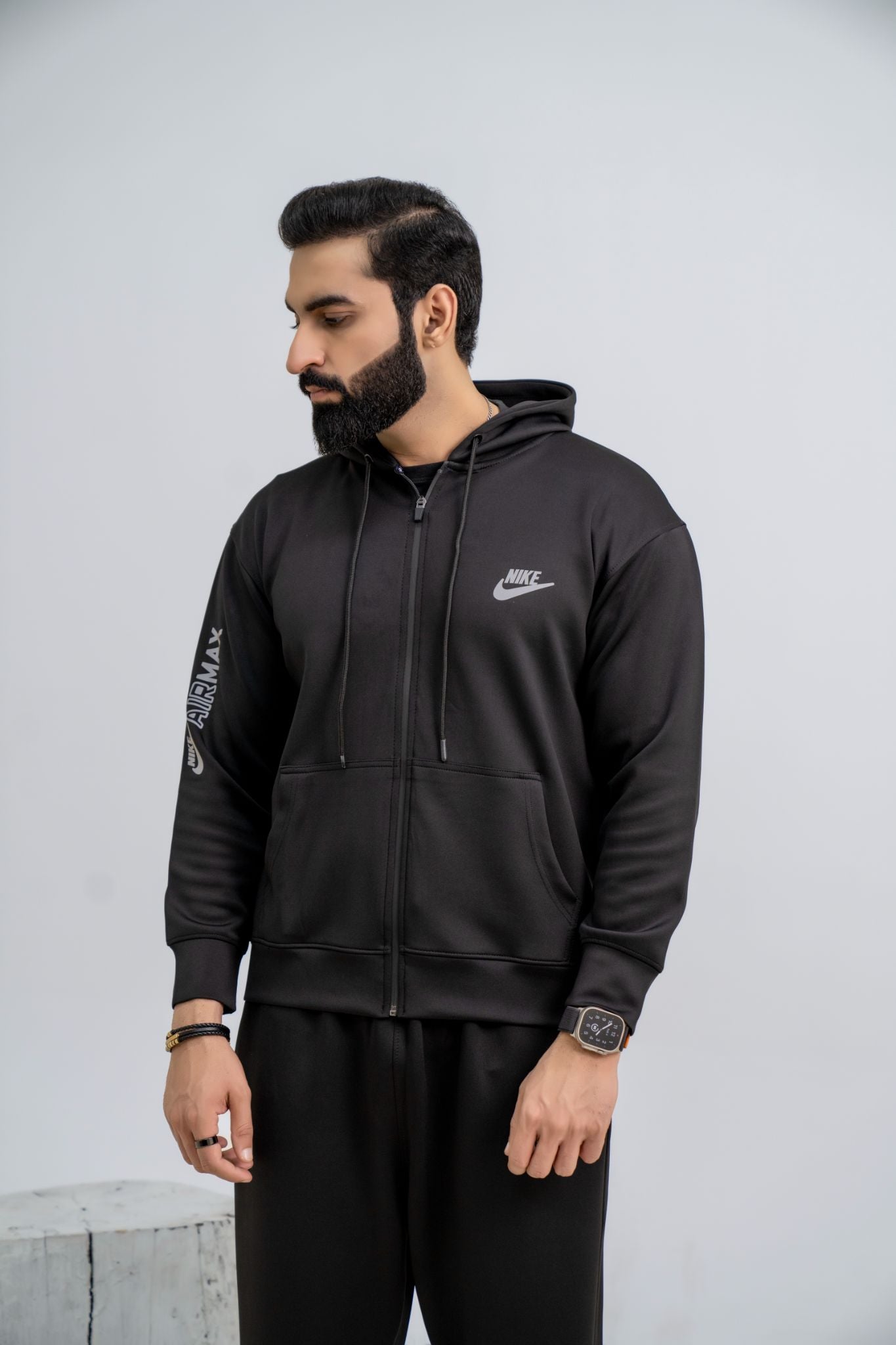 Men’s Black Premium Tracksuit