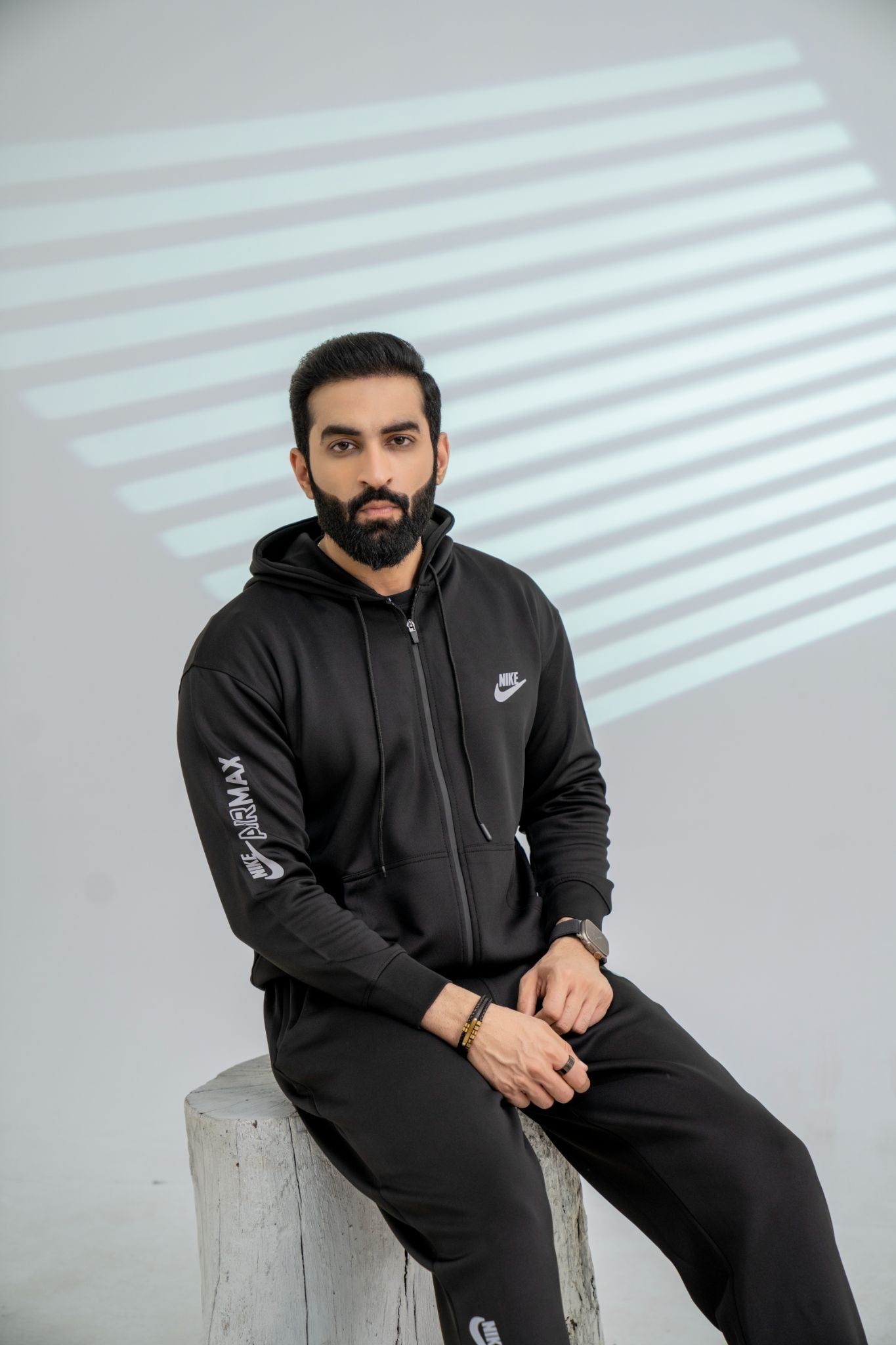 Men’s Black Premium Tracksuit