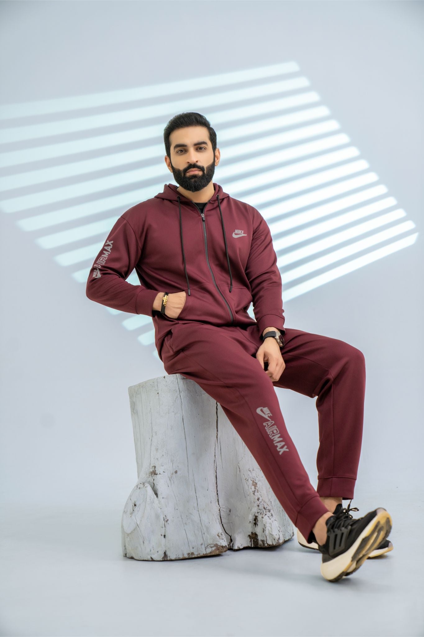 Men’s Maroon Premium Tracksuit