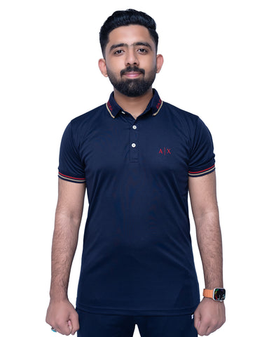 Blue Color Polo T-shirts For Men