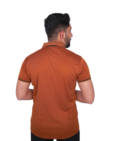 V Design Polo T-Shirt For Men