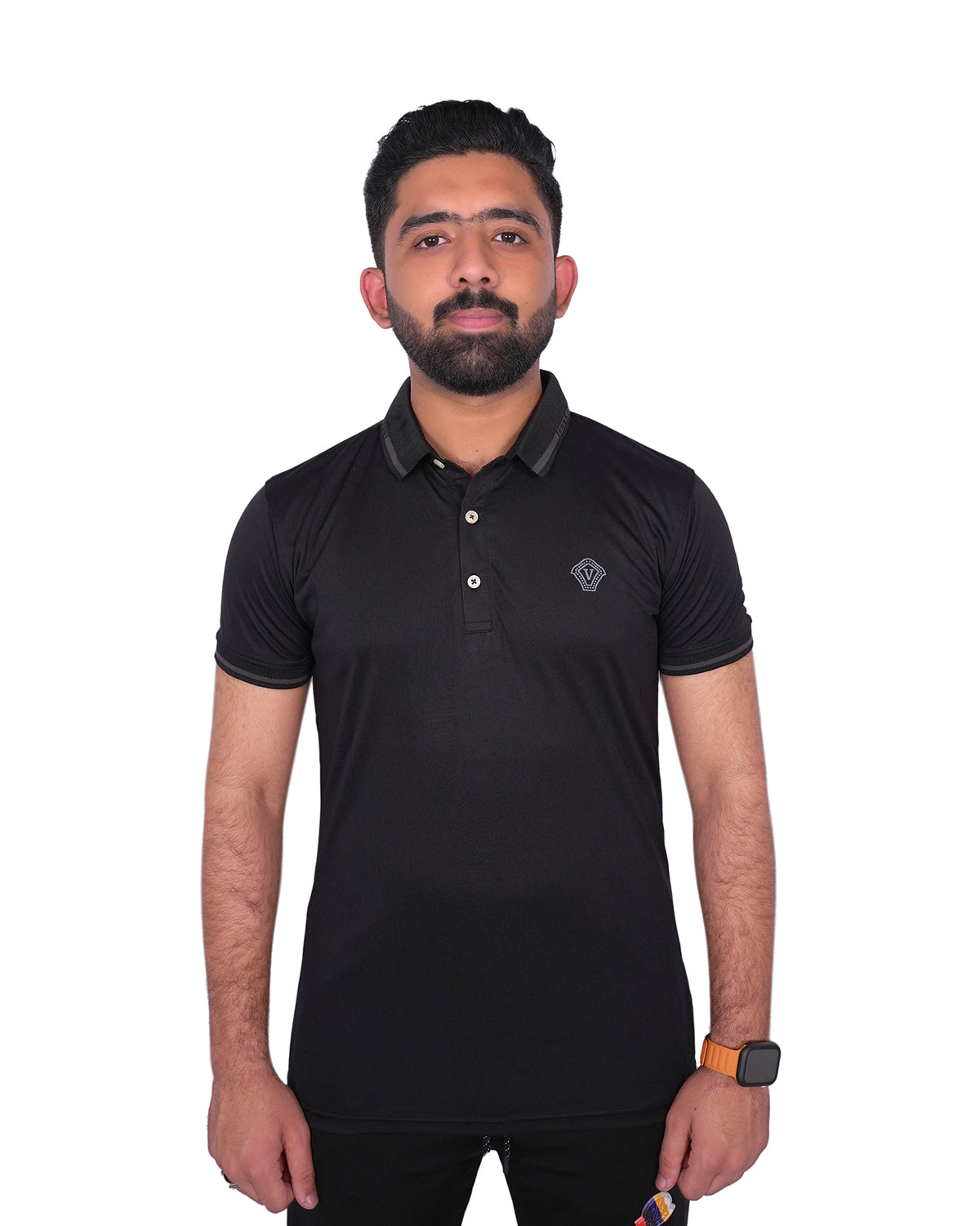 V Design Polo T-Shirt For Men