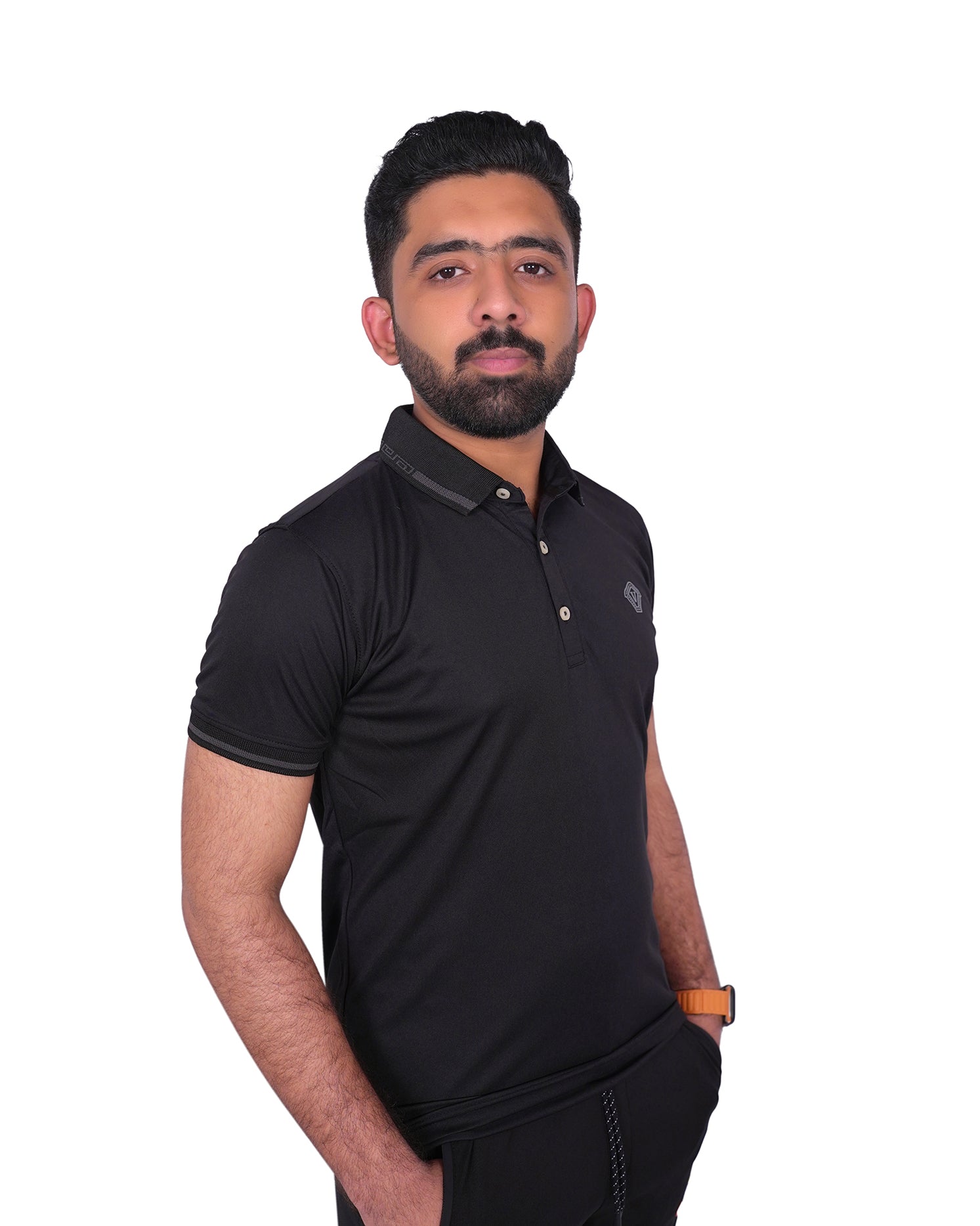 V Design Polo T-Shirt For Men